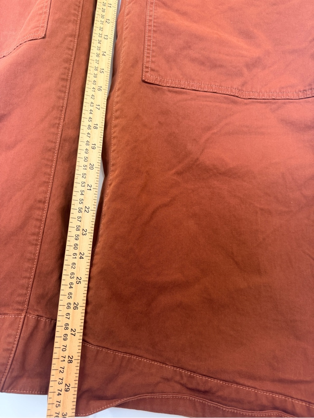 Anthropologie Pilcro Puddle Curve Wide Leg Pants Brown Sz 31 Baggy Slouchy - Picture 13 of 13